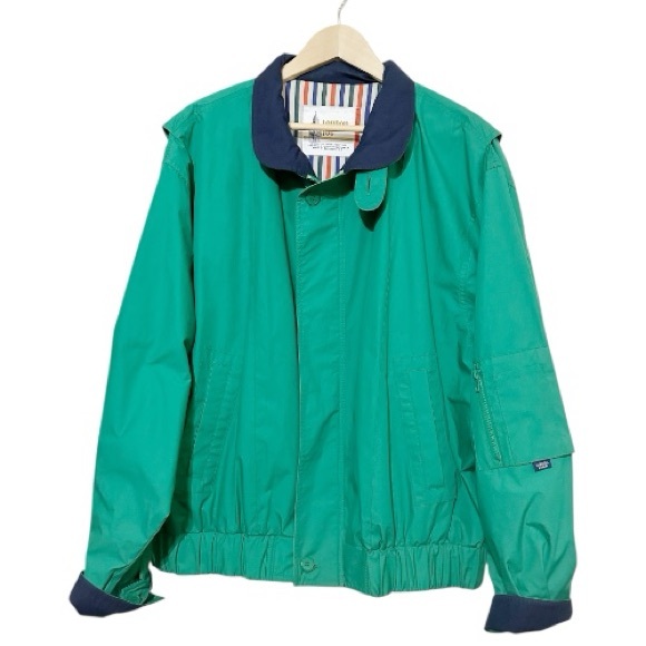 London Fog Other - London Fog Vintage Men’s Green and Navy Weatherproof Jacket - Size XL